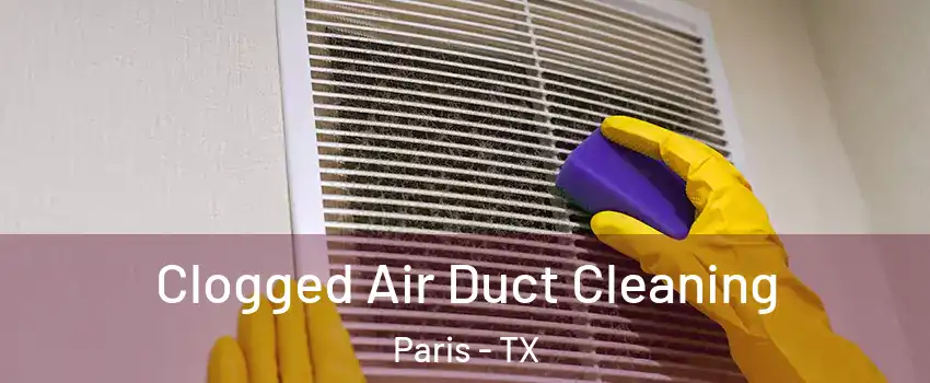  Clogged Air Duct Cleaning Paris - TX