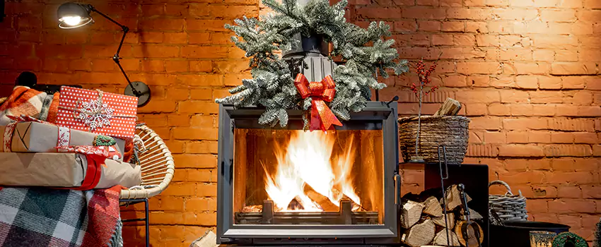 Travis Industries Linear Gas Fireplace Installation in Paris, Texas