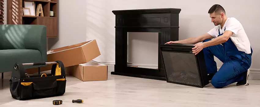 Old Rusted Metal Fireplace Repair And Replacement in Paris, TX