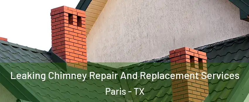  Leaking Chimney Repair And Replacement Services Paris - TX